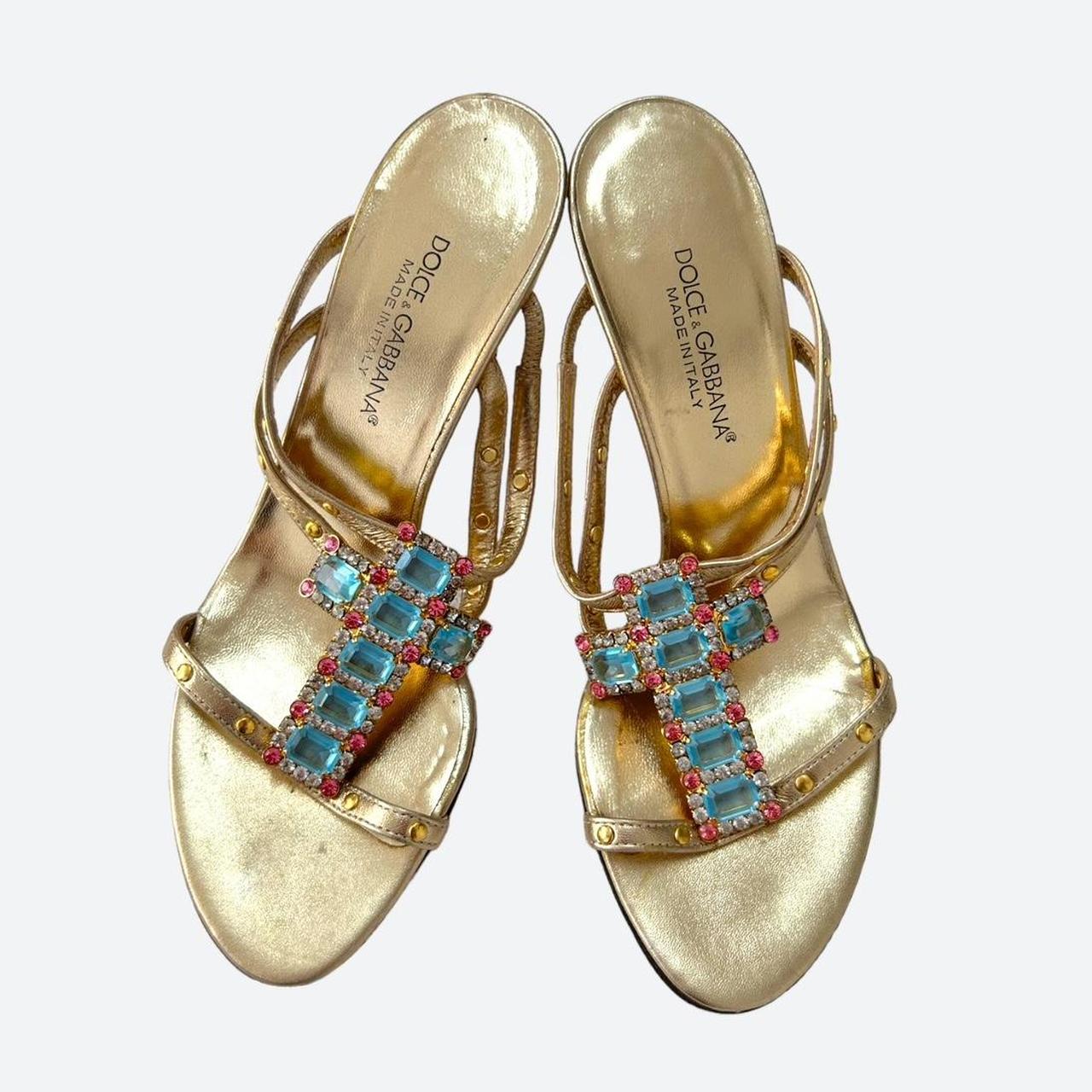 dolce gabbana bedazzled shoes