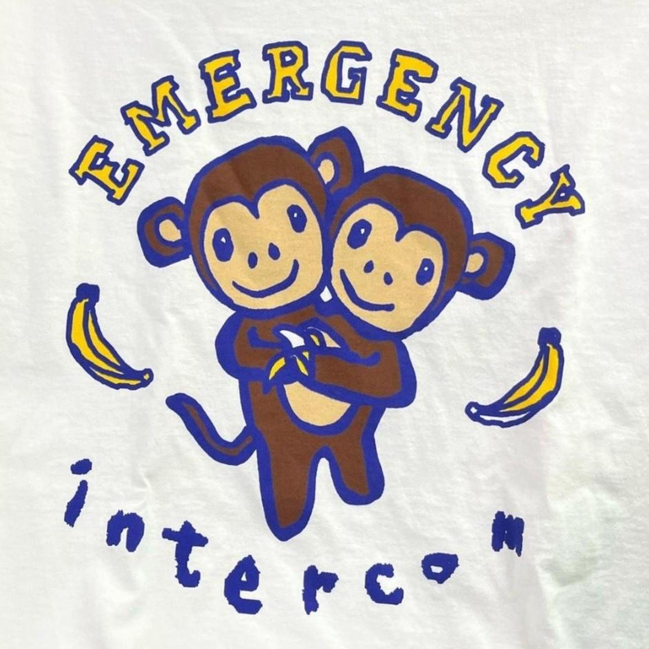 トップス heaven EMERGENCY INTERCOM BABY TEE Just looking to trade ! emergency intercom love is | Depop
