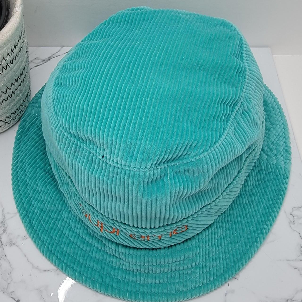 Supreme | Compact Logo Corduroy Tiffany Blue Crusher... - Depop