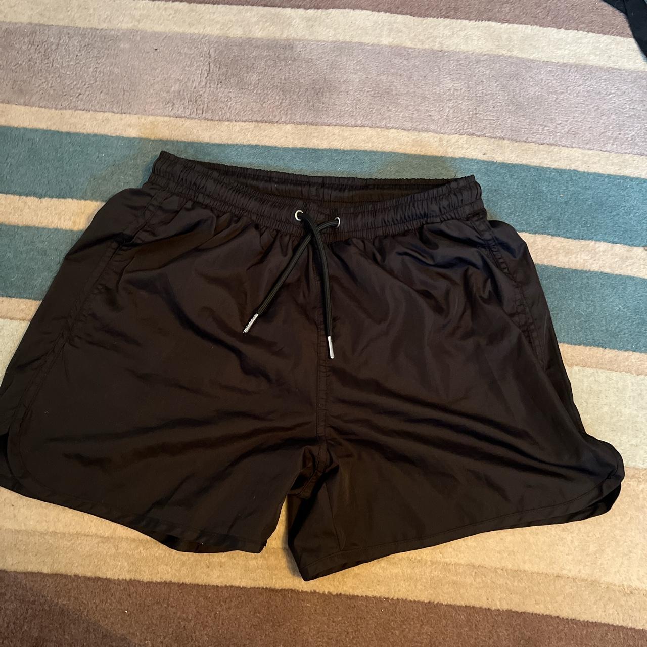 Zara Swim shorts Black Tag says medium but these are... - Depop