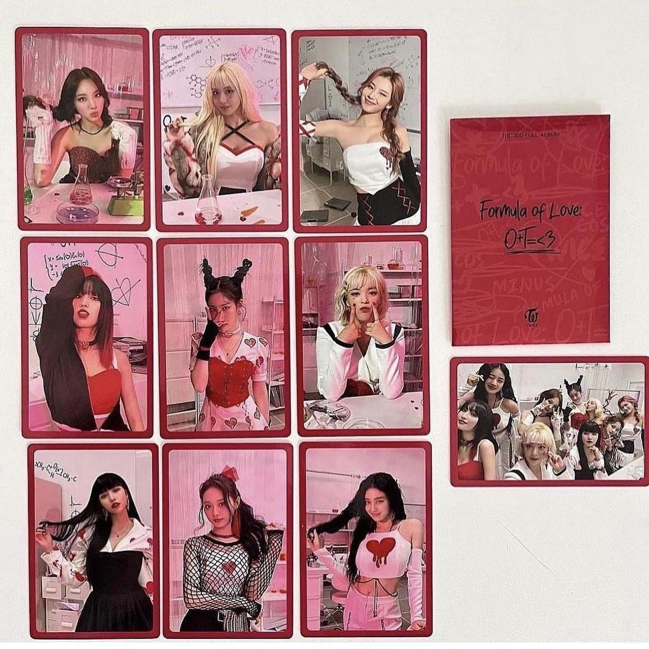 Twice official pob set From formula of love album - Depop