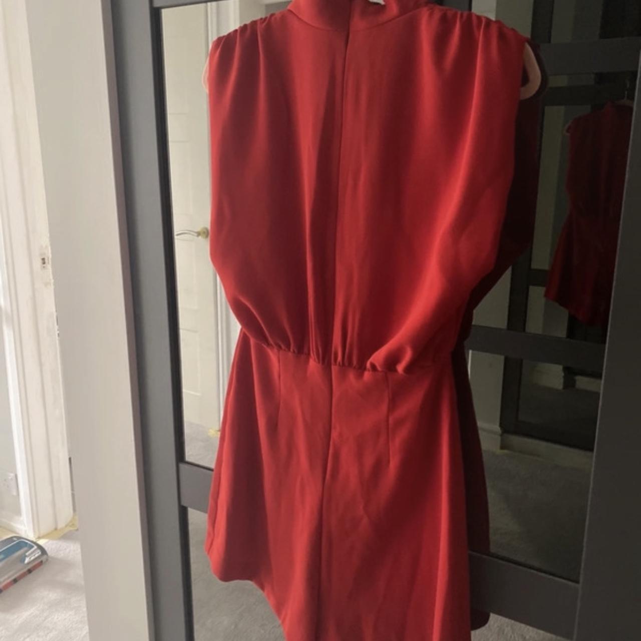 Zara red playsuit Worn once Size small Brought... Depop