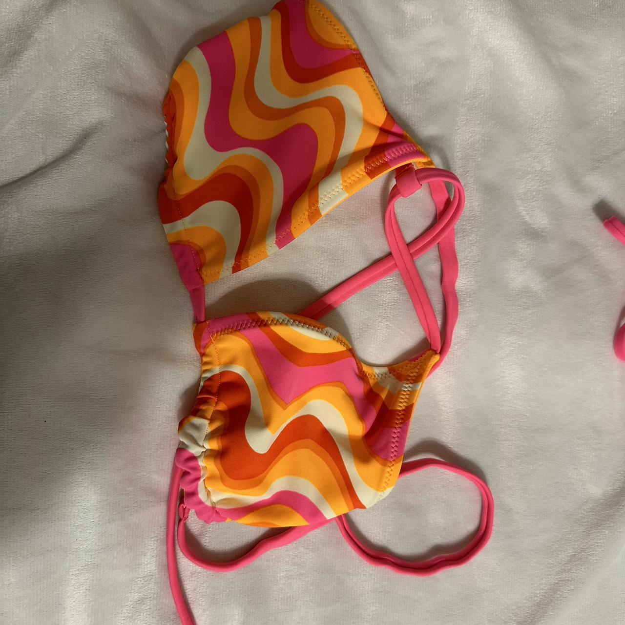 Target bikini pink and orange Depop