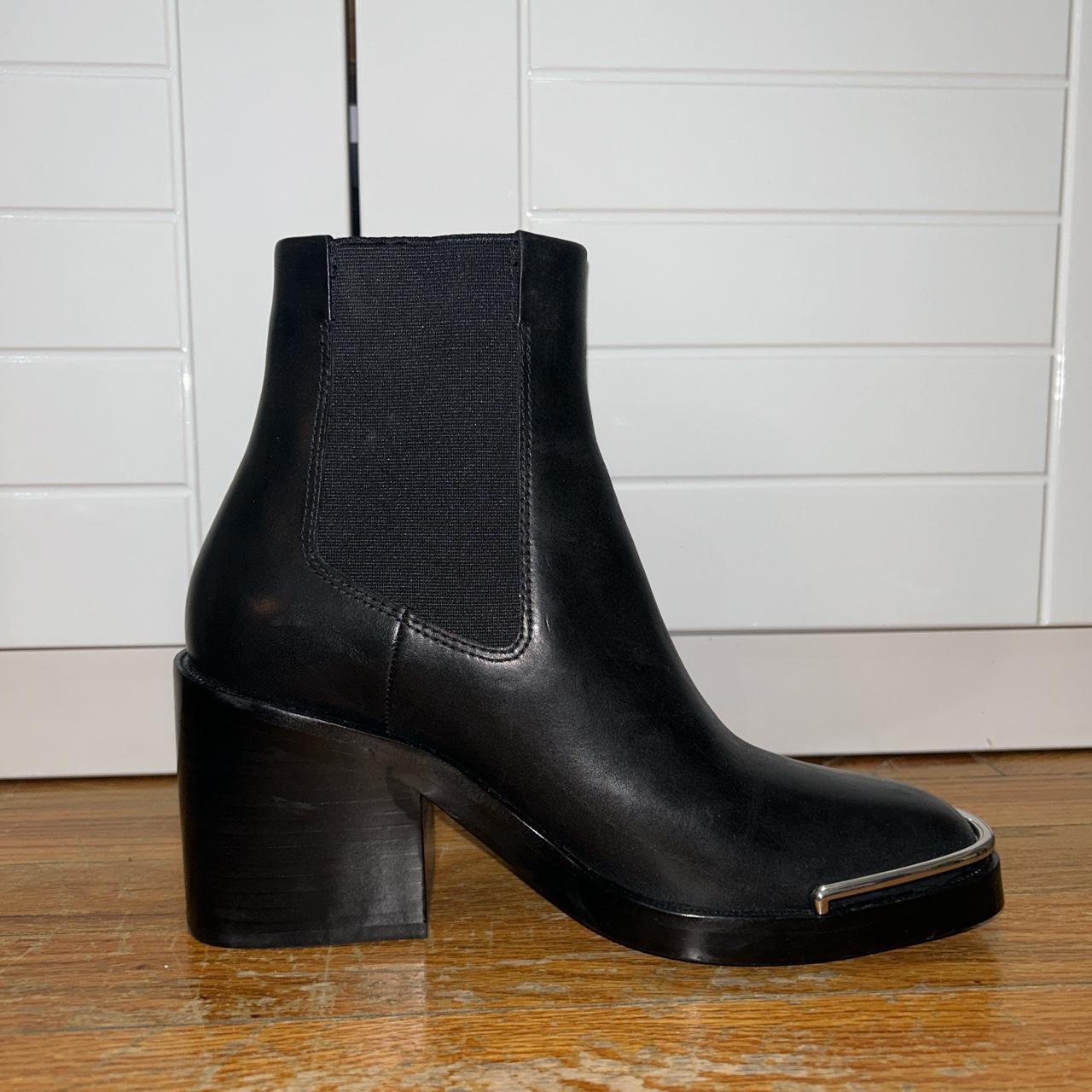 Alexander wang hailey on sale leather ankle boots