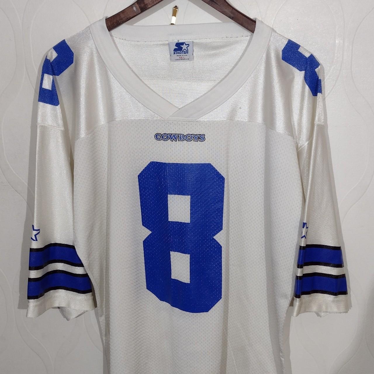 Dallas Cowboys Troy Aikman Jersey Starter Size L - Depop