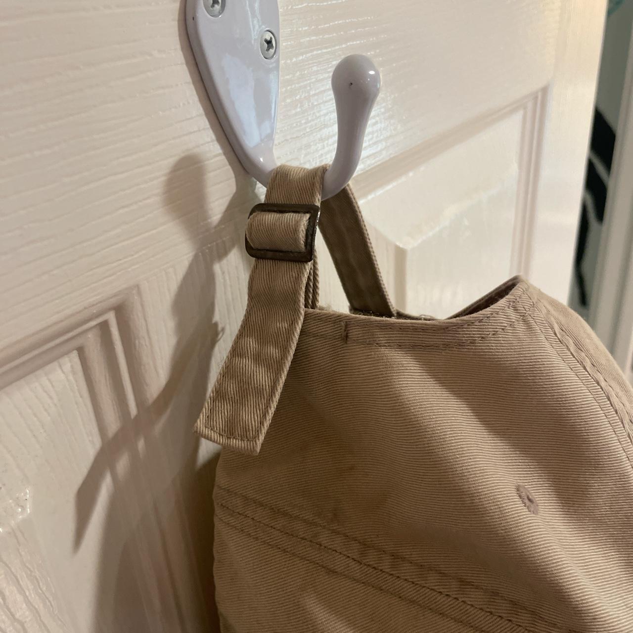 Men's Cream and Khaki Hat Depop