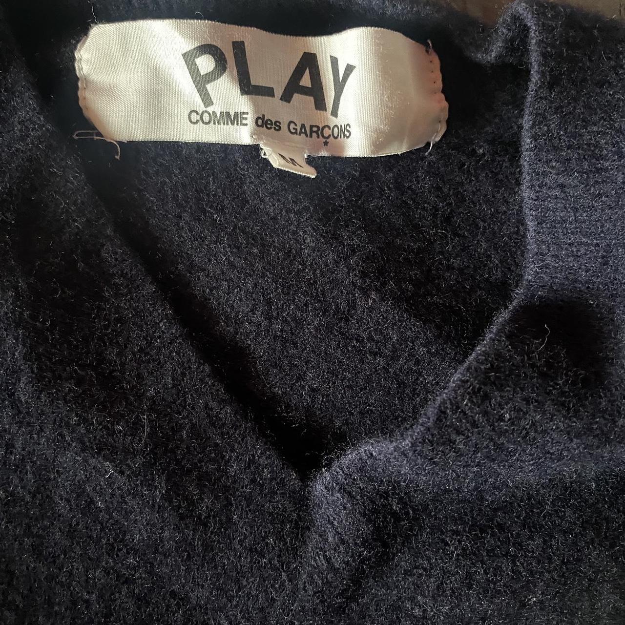 Comme des Garçons Play Women's Navy and Gold Sweatshirt (3)