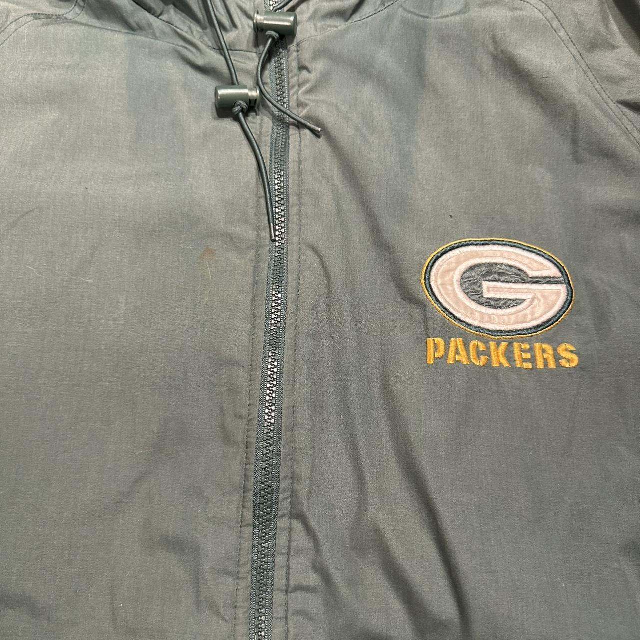 Vintage Green-bay Packers Winter Jacket, Men's - Depop