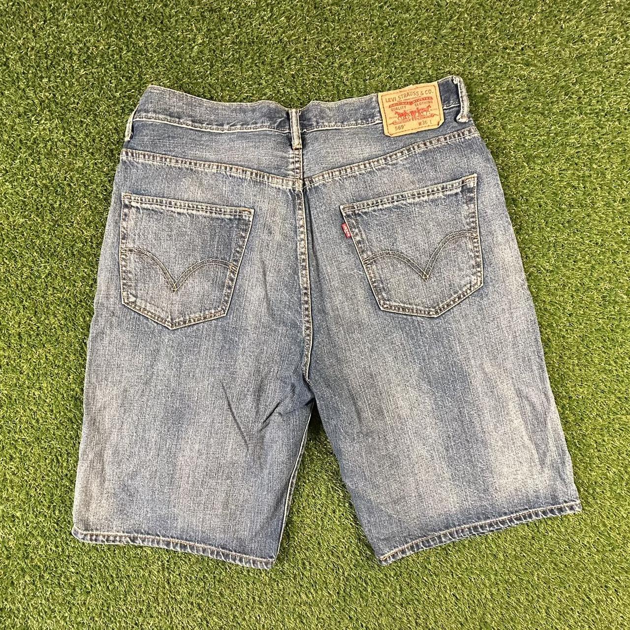 Item Vintage Jorts Levi Jean Shorts Mens Size 36... Depop