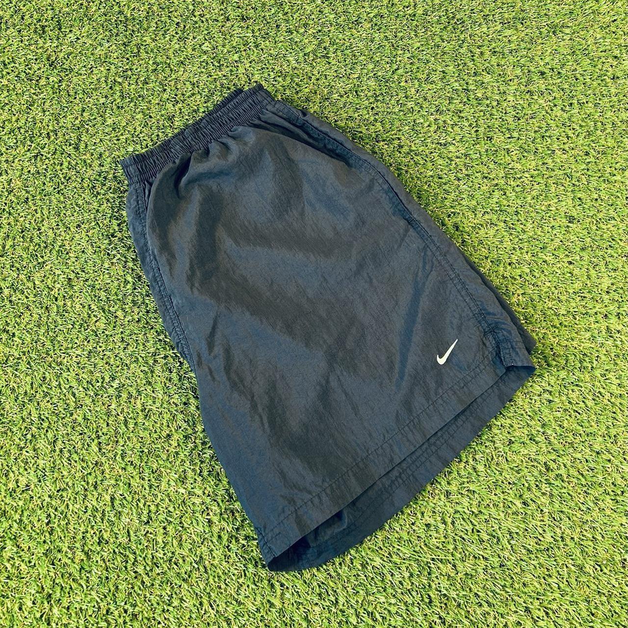 Item Vintage Nike Navy Blue Shorts Mens... Depop