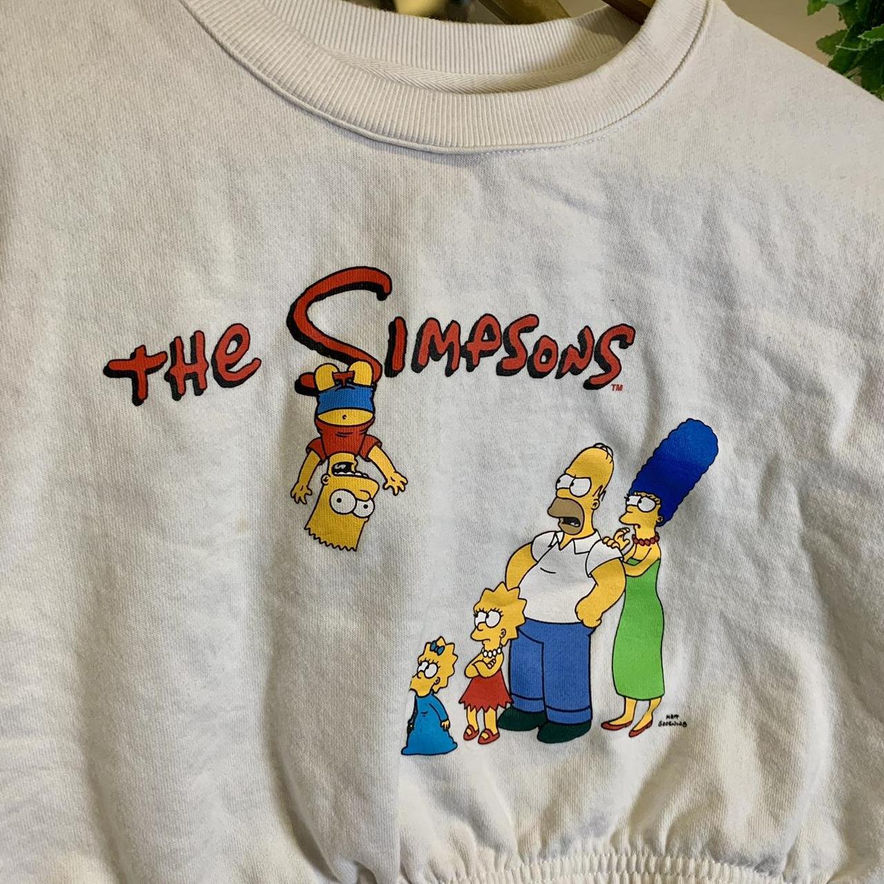 The Simpsons Woman’s Crop-Top Good Condition Size:... - Depop