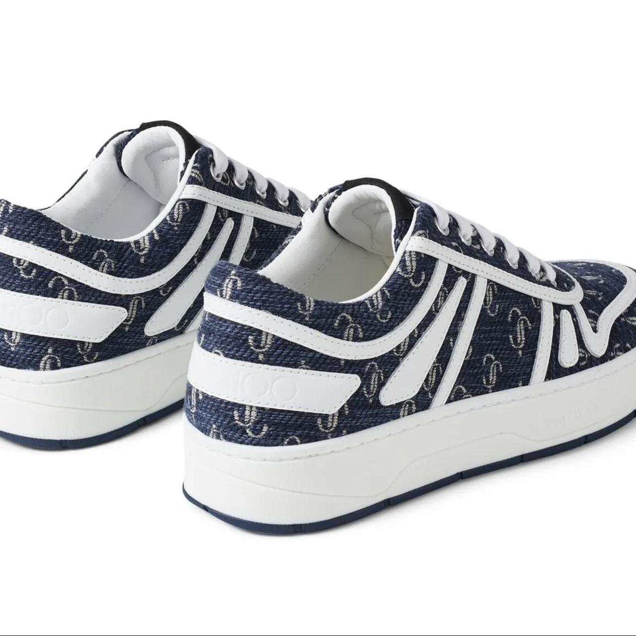 navy blue jimmy choo shoes
