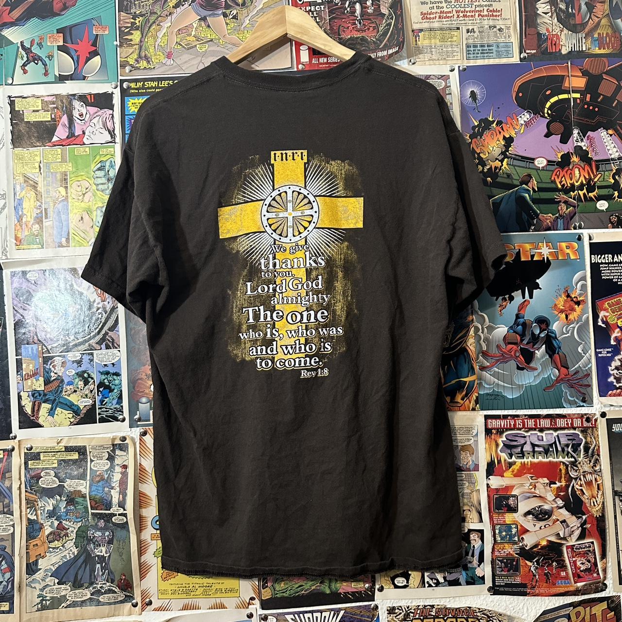 Lot of 8 top Vintage 90s Y2K Jesus Religion God Church T-Shirt Bundle Size XL