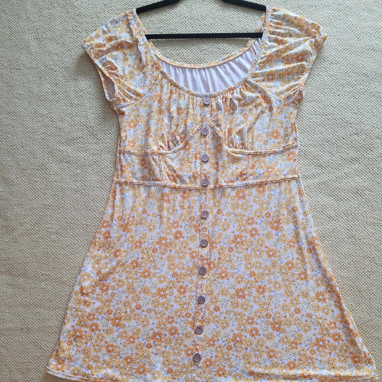 Yellow picnic dress (I legit don't remember where I... Depop