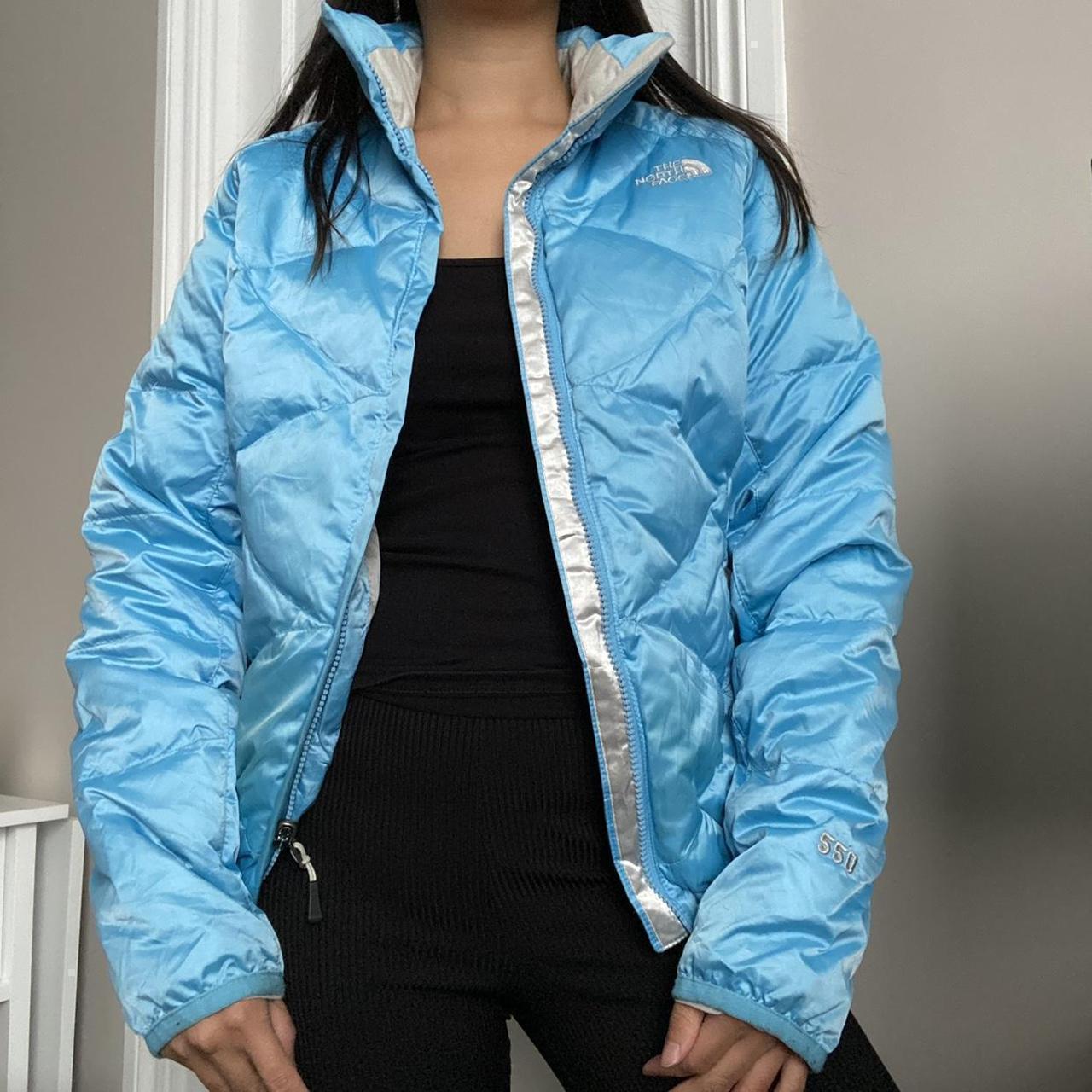Down Jacket North Face Baby Blue Jacket Vintage North Face Puffer