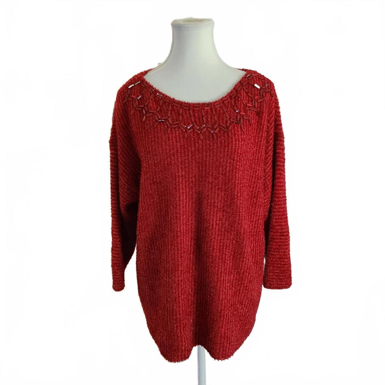Ruby Rd. Women's Sweater - Red/Multi - XL – Ruby … - image 1