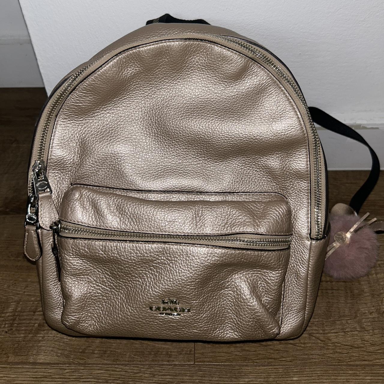 Gold discount coach backpack