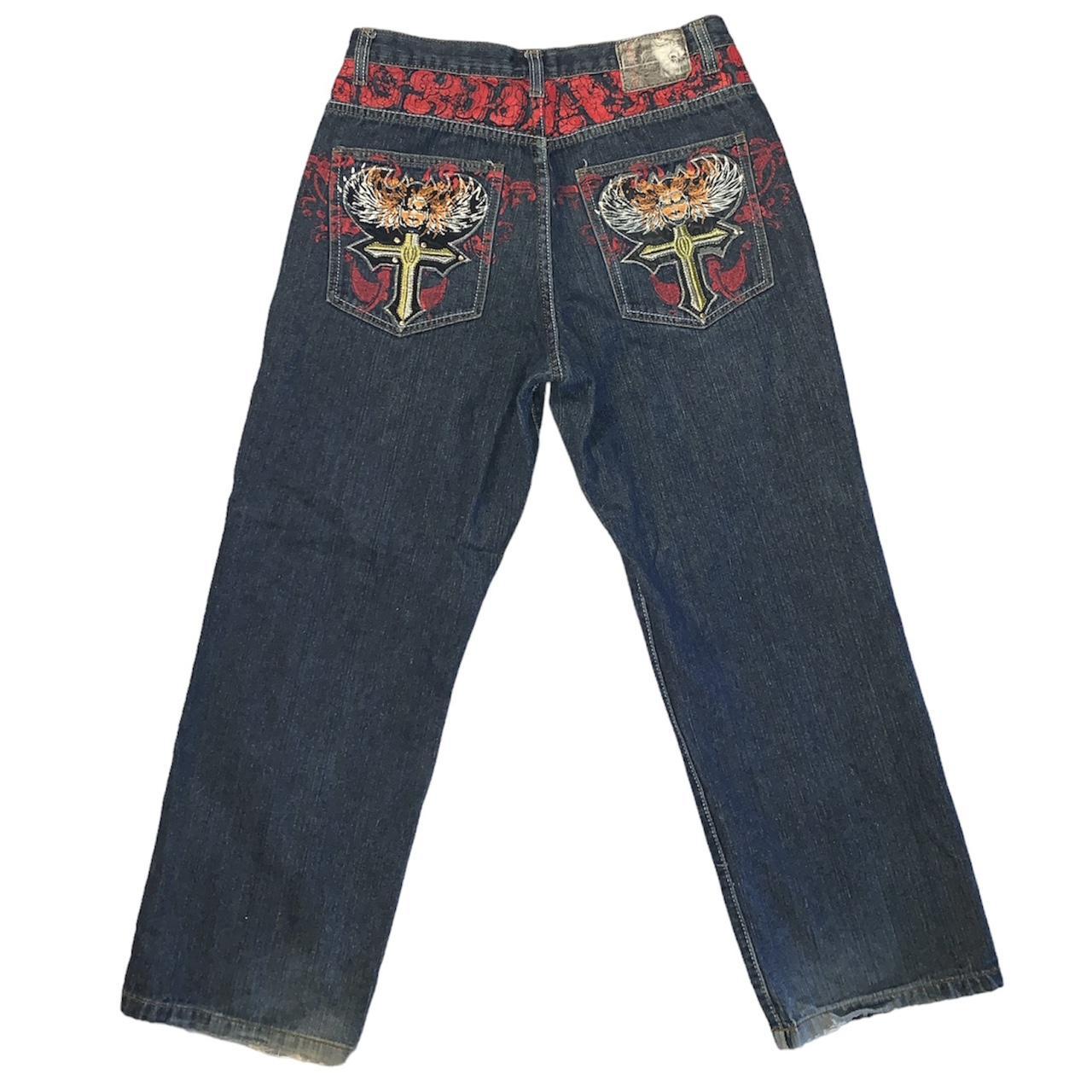 Affliction Men's multi Jeans | Depop