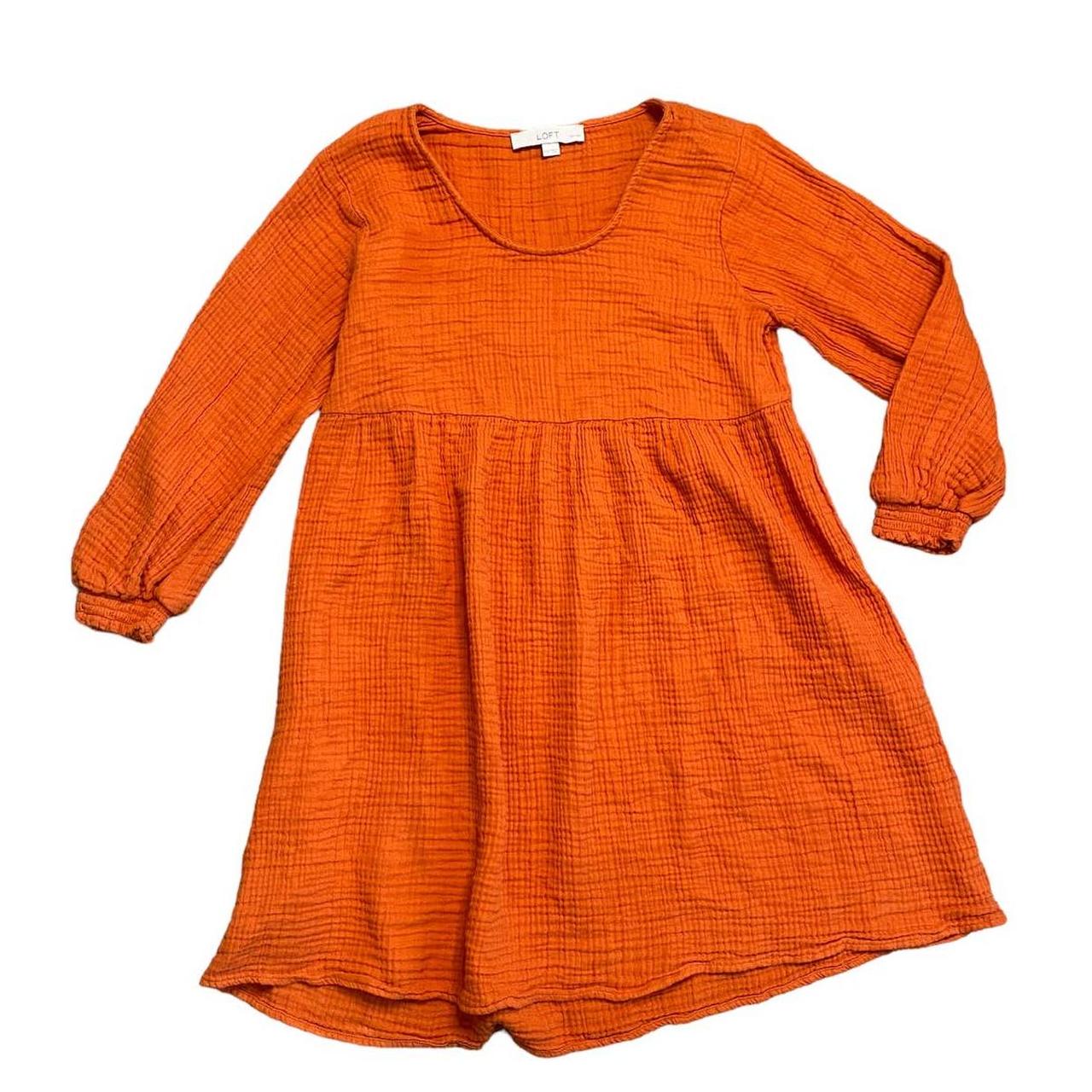 Loft 2025 orange dress