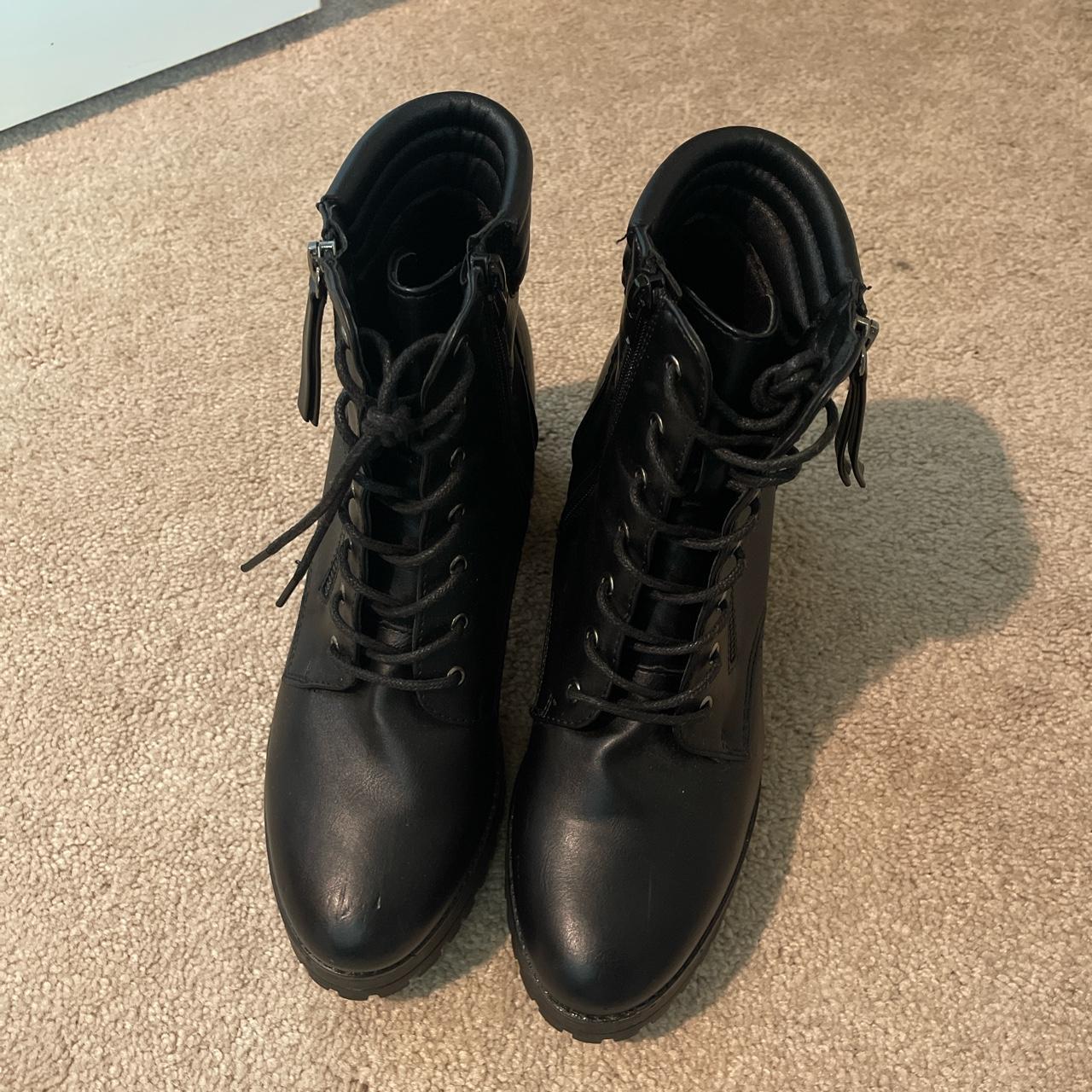 Missguided Women's Black Boots | Depop