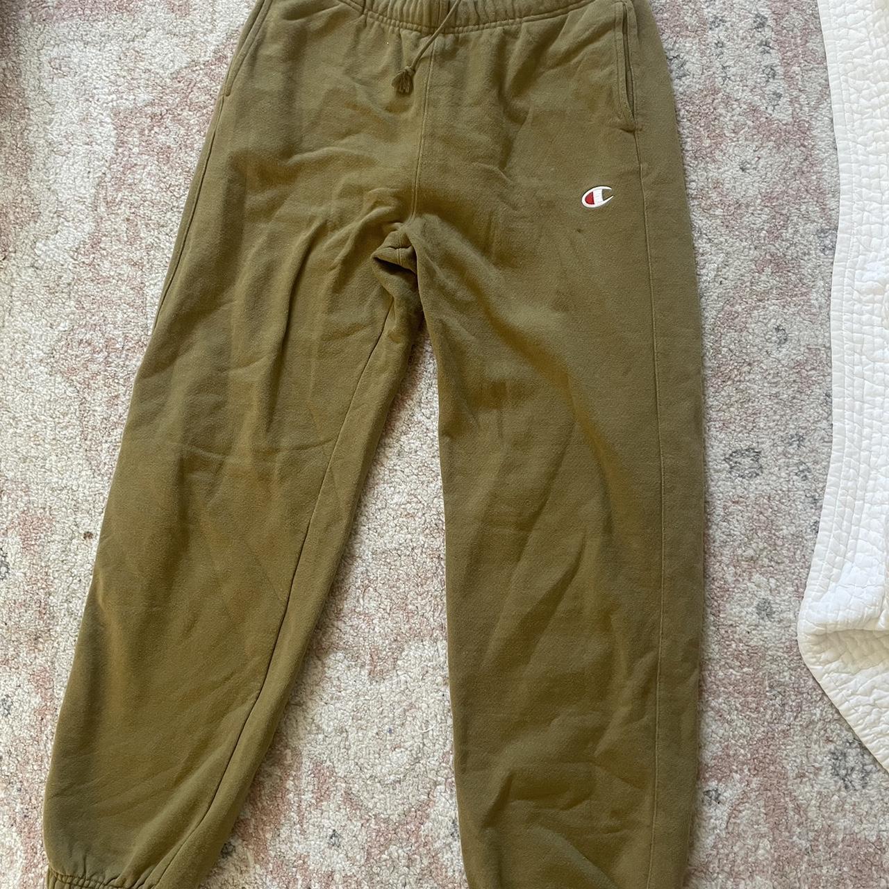 Champion sweatpants hot sale womens olive