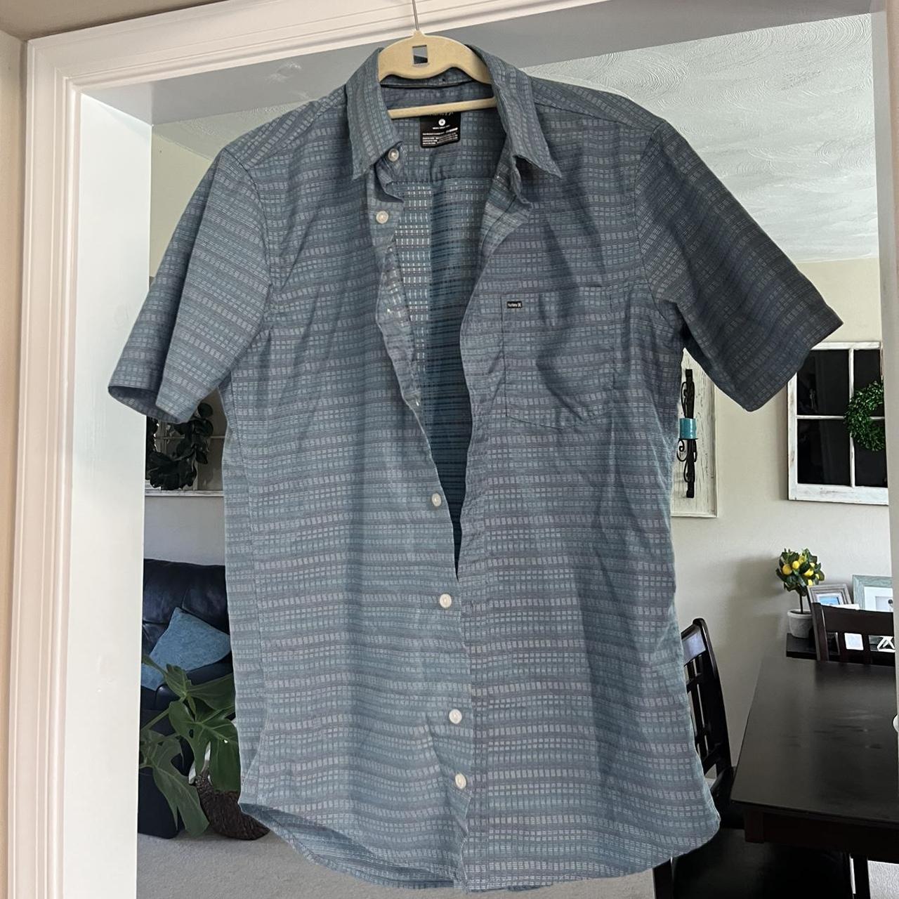 Cool Pattern Hurley Button Down Size Medium Sweet - Depop