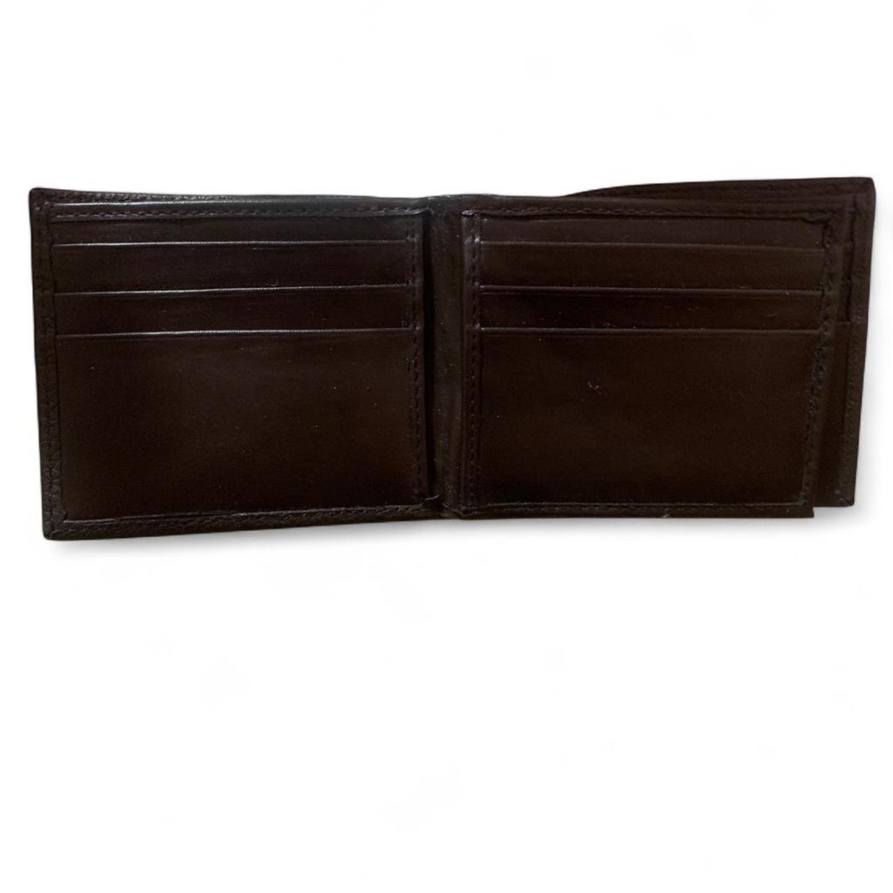Men's Wallets - Black/Brown – brown basic leather… - image 2