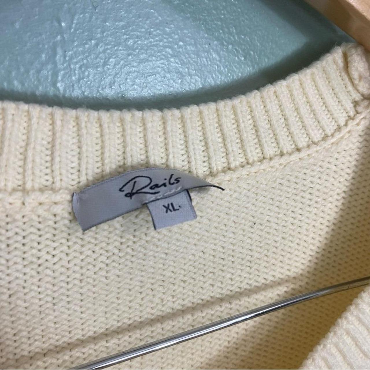 Rails Women's Sweater - Cream - XL – Rails Perci … - image 2