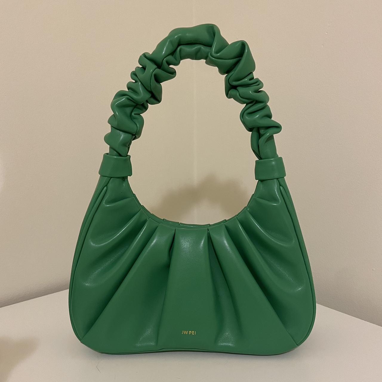 JW PEI Green Gabbi Ruched Hobo bag. It's basically - Depop