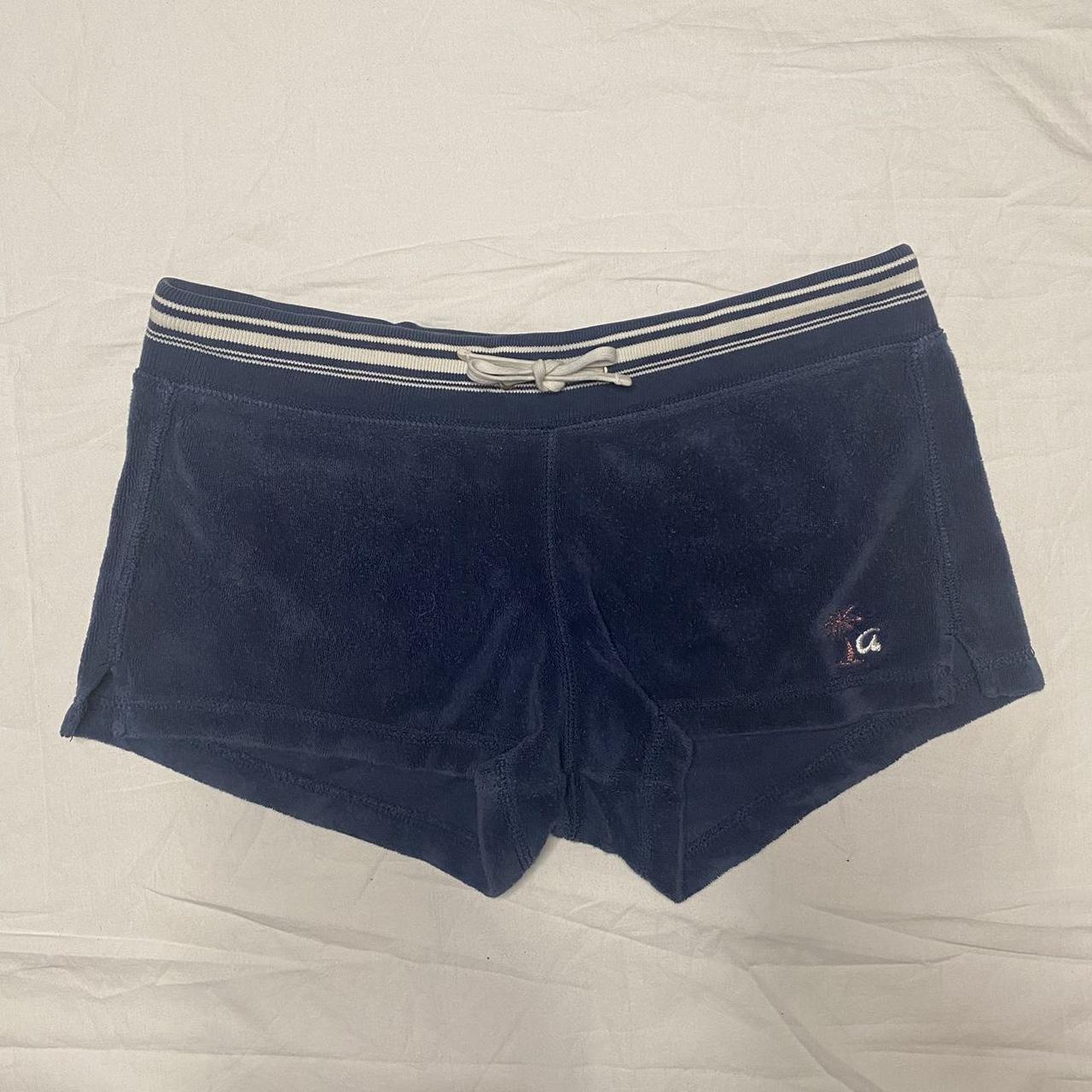 y2k abercrombie terry cloth booty shorts size... Depop