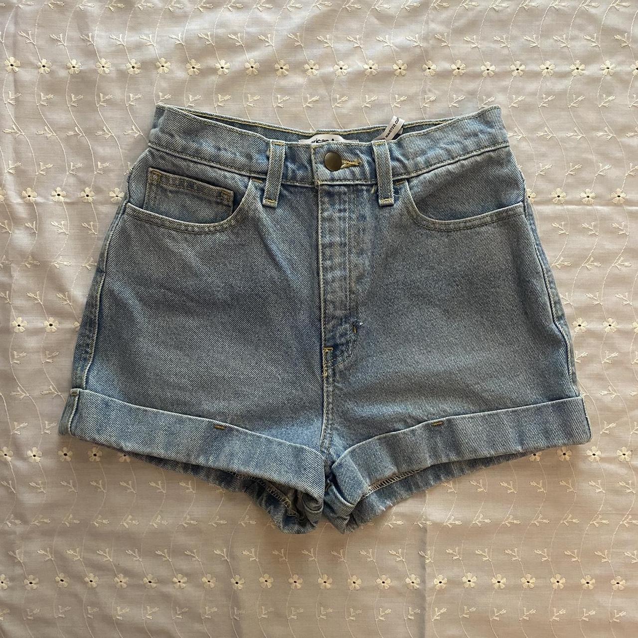 American Apparel Women's Shorts Blue 24