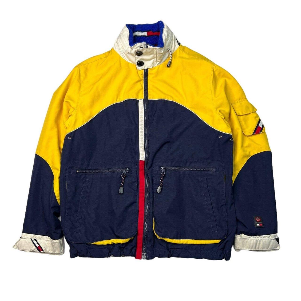 Blue red and yellow tommy hilfiger clearance jacket