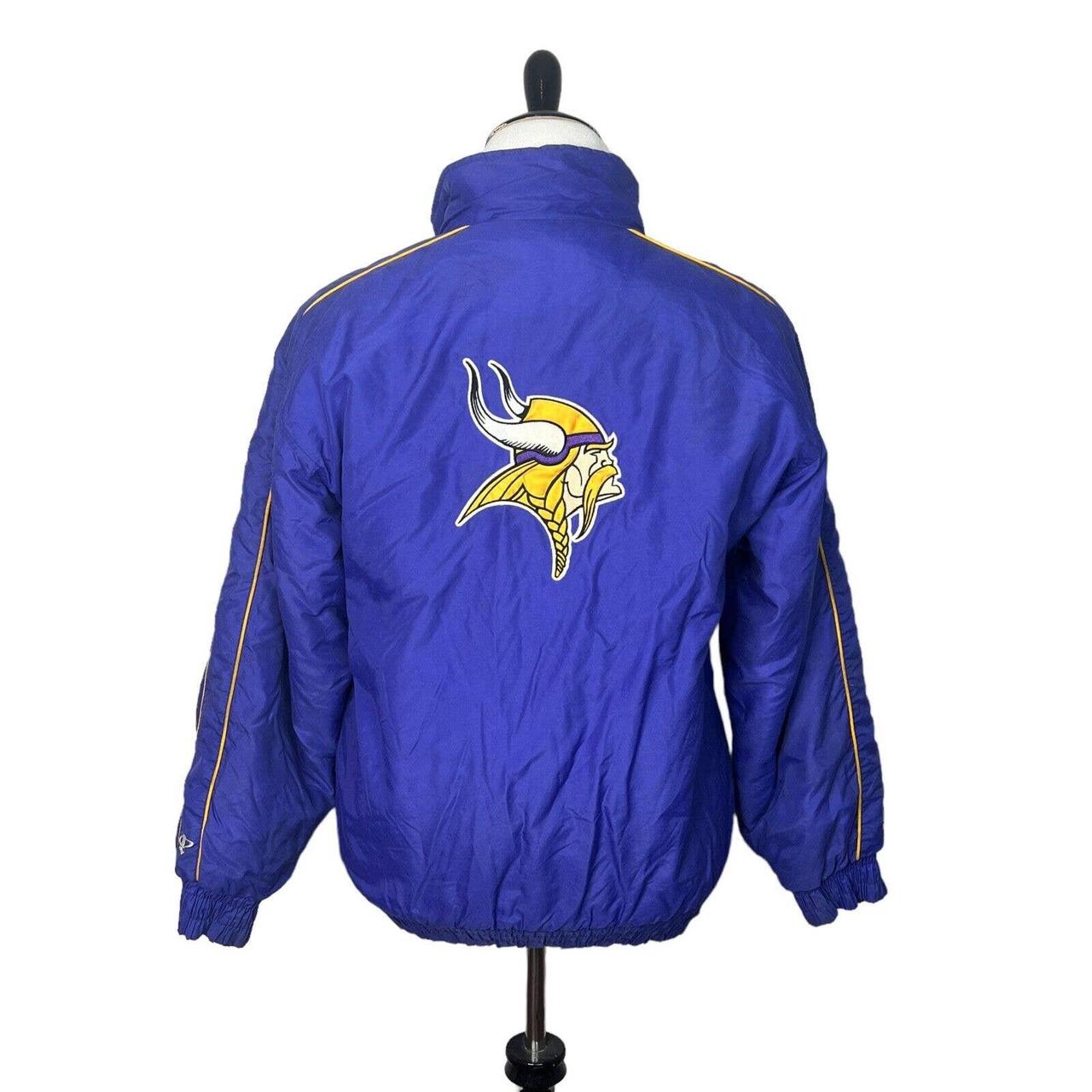 Vintage 90's Minnesota Vikings Winter Coat Used in - Depop