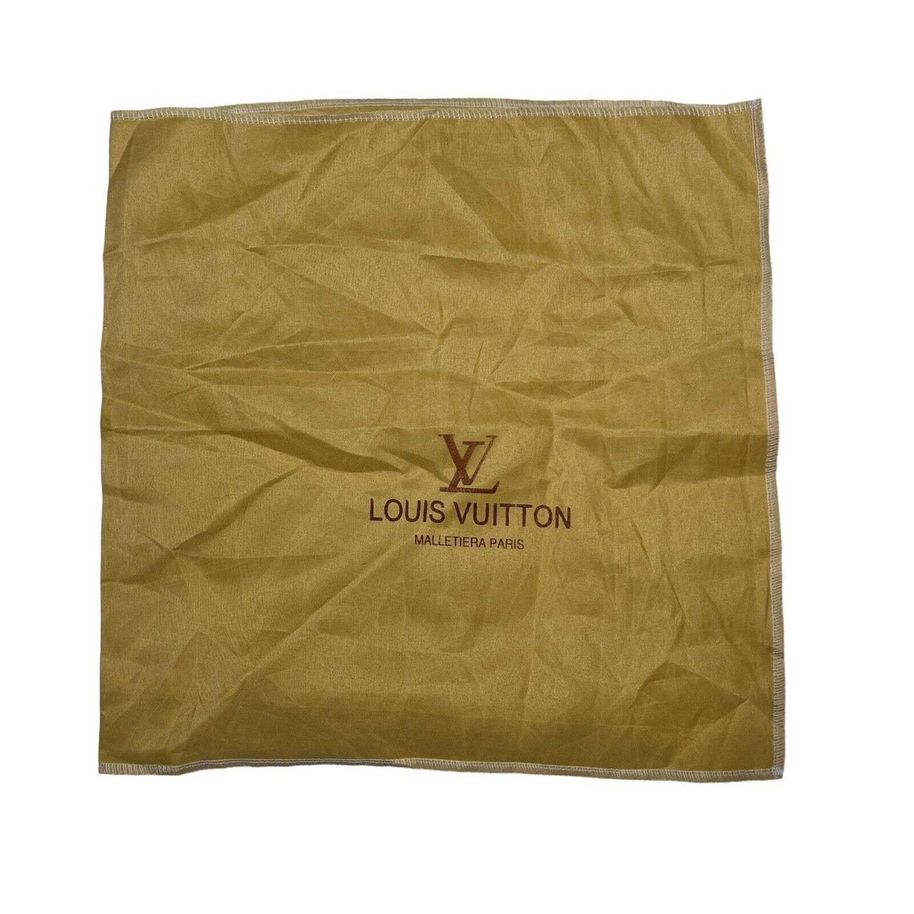 Vintage Louis Vuitton Malletiera Paris Soft Cloth Drawstring Dustbag 7” by  10”
