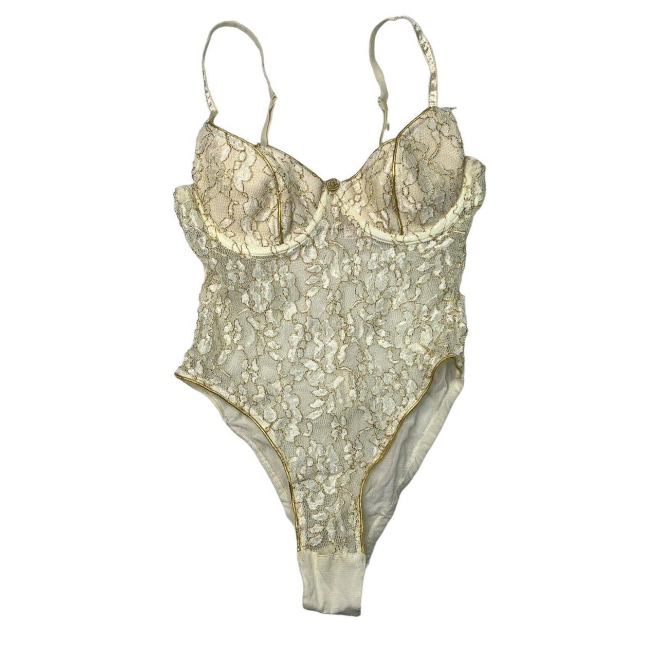 Women's Beige Lingerie Bodysuits & Teddies