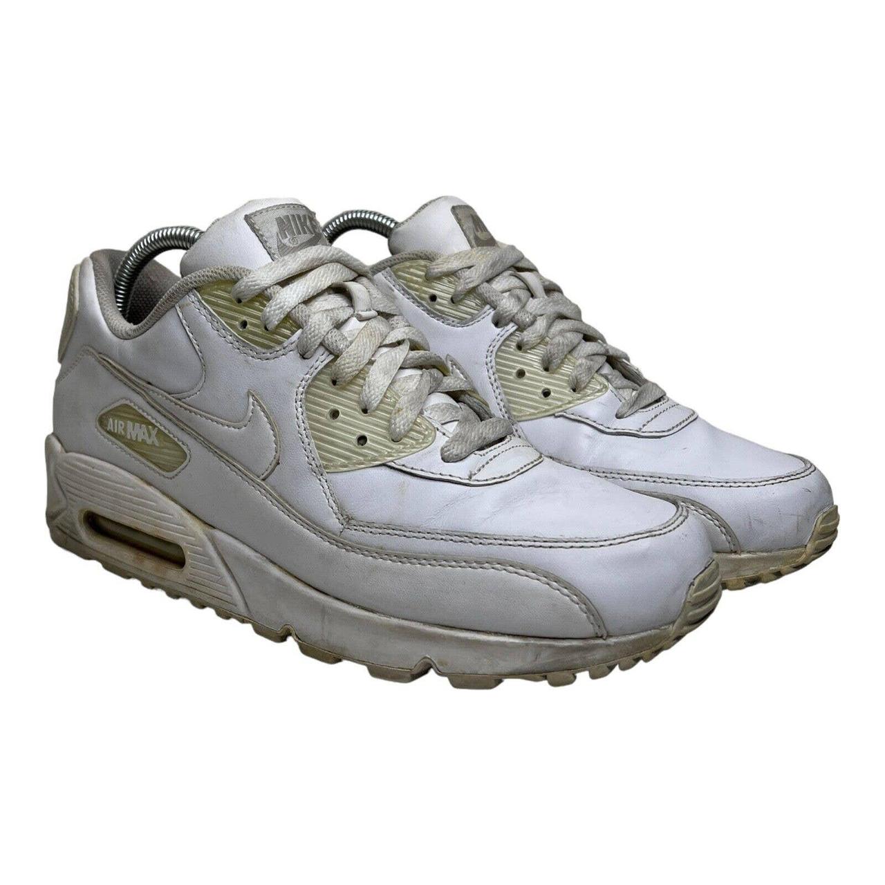 Mens white leather on sale air max 9