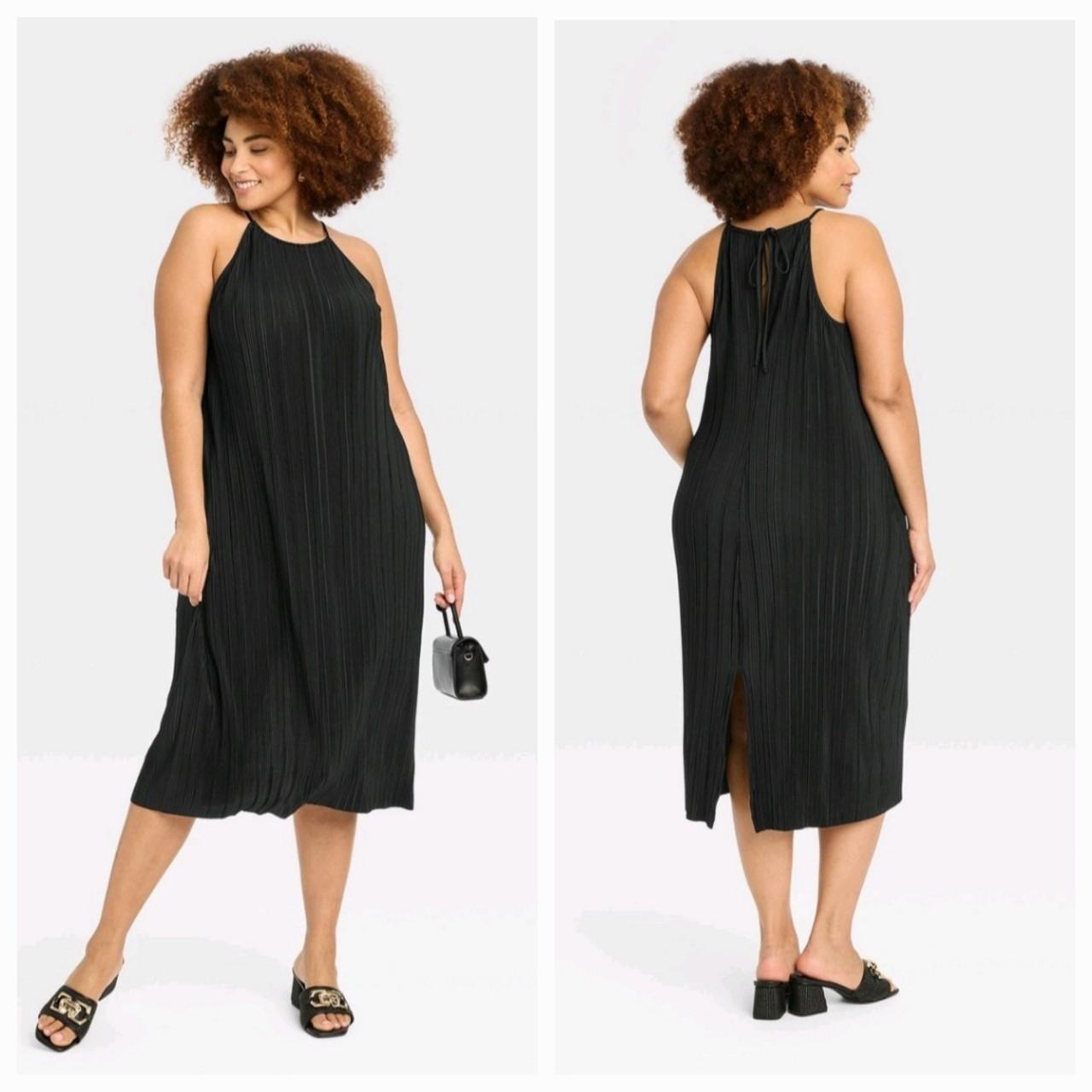 A new day pleated dress best sale