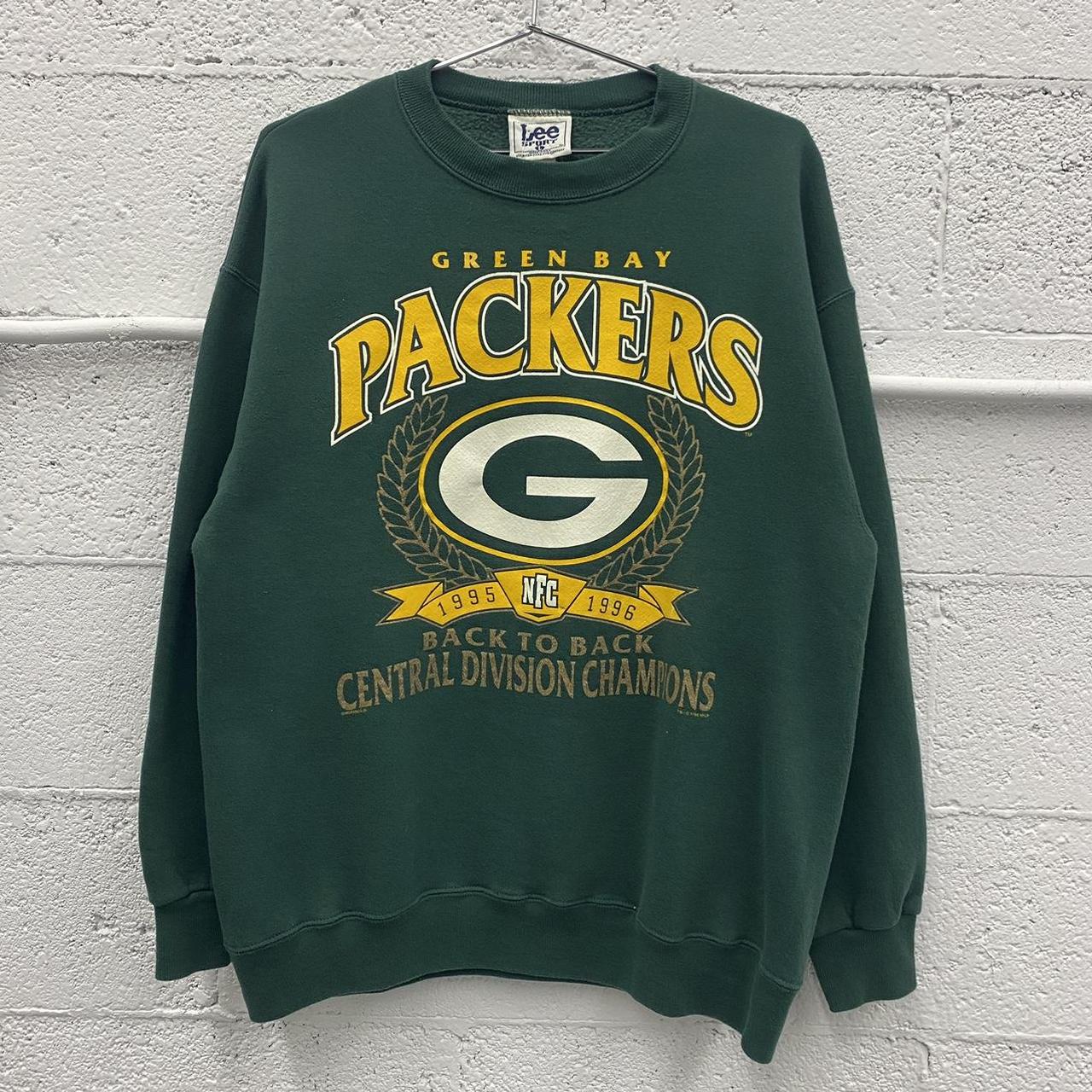 Vintage 90s Green Bay packers jersey long sleeve - Depop