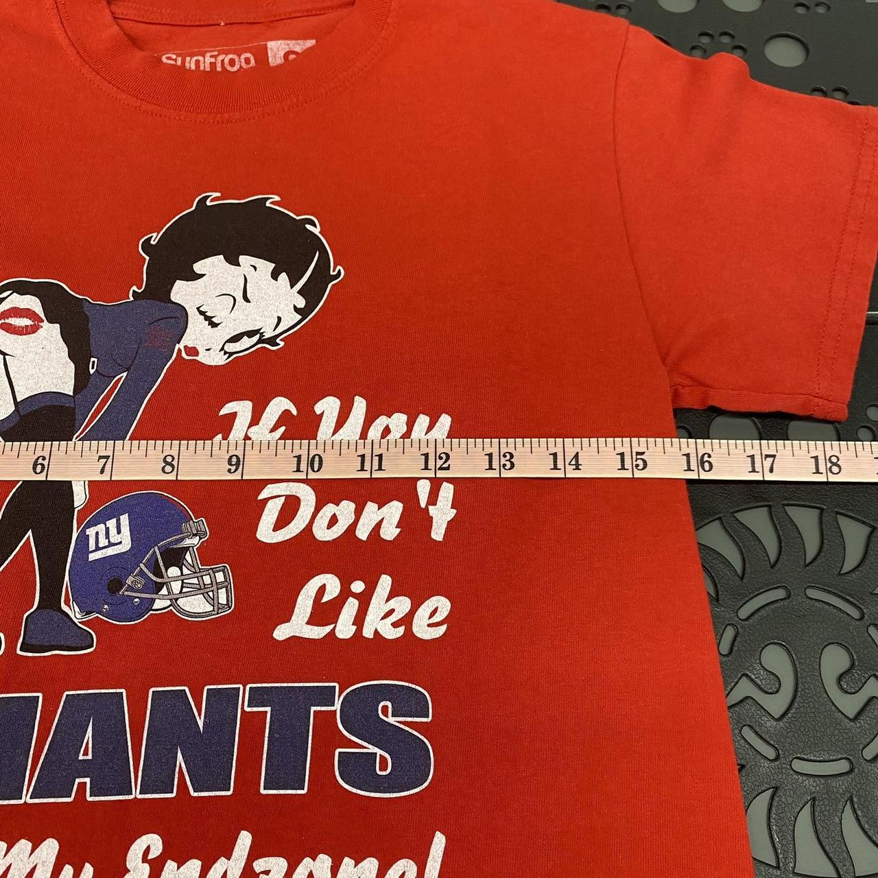 Betty Boop New York Giants NFL Football Team Shirt - High-Quality