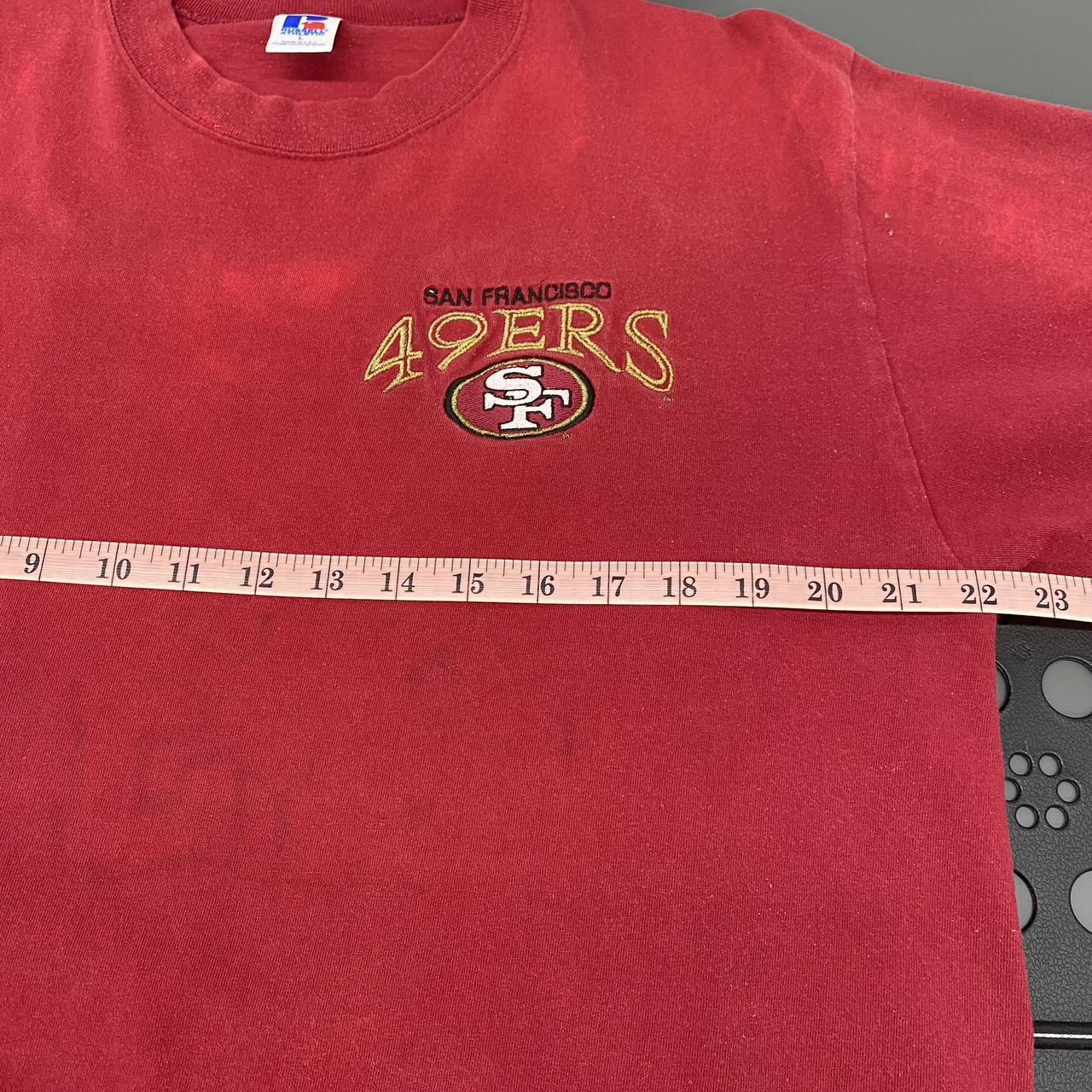 Vintage Russell Athletic San Francisco 49ers Crewneck Sweatshirt Men’s L  RED USA