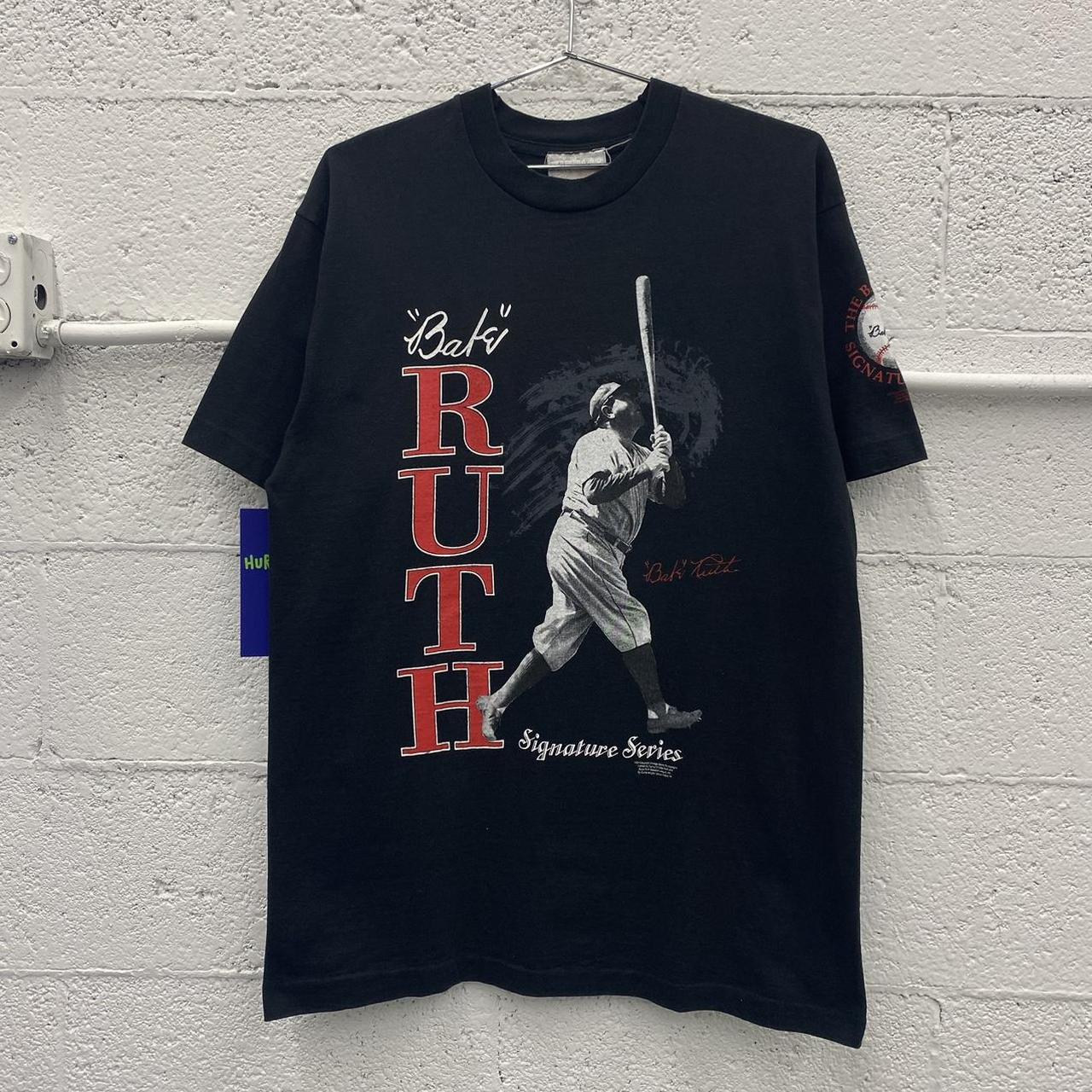 Vintage 90s Signature Series Babe Ruth Baseball T Shirt XL