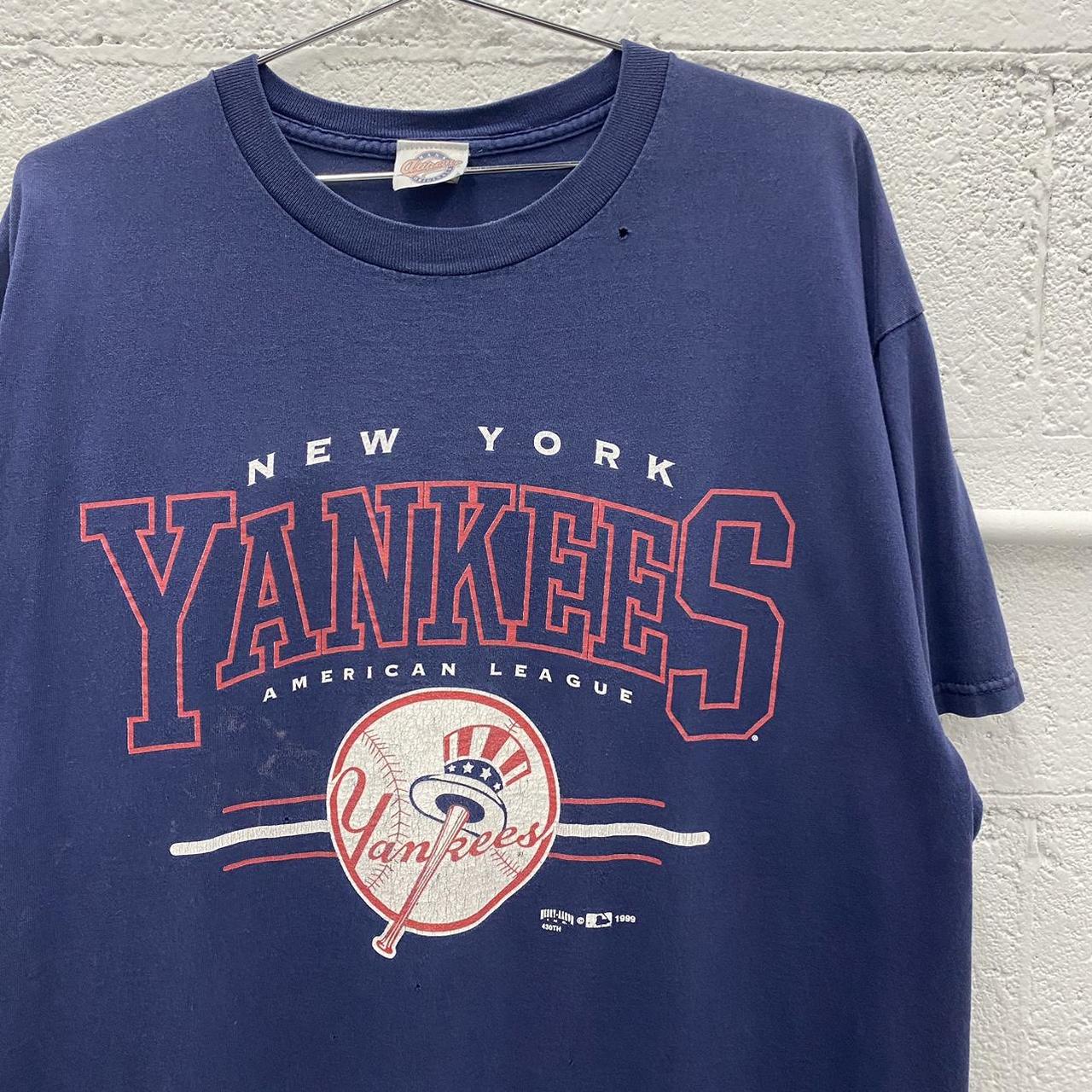 Vintage 90s New York Yankees Baseball Retro Graphic... - Depop