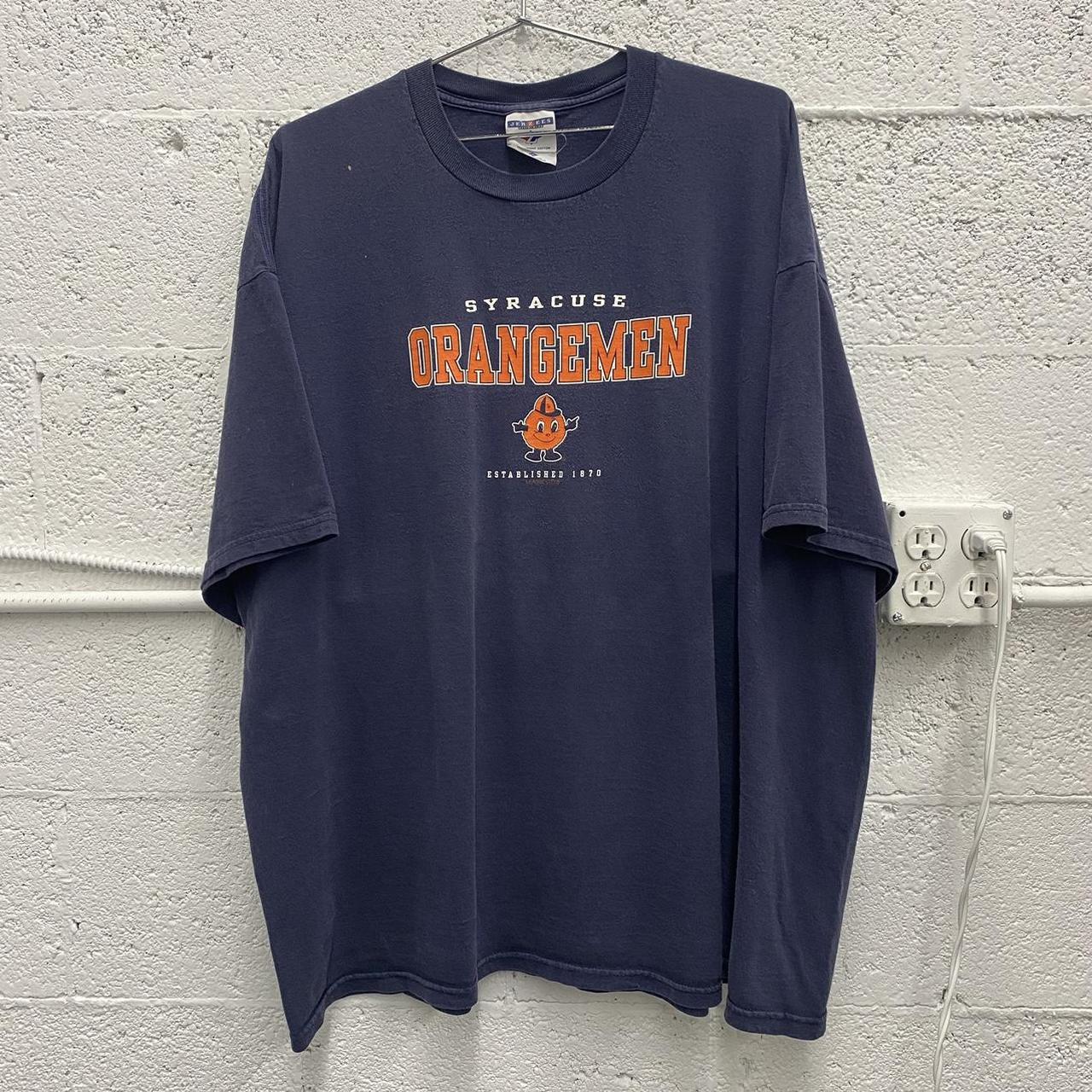 Vintage 90s Syracuse Orangemen Basketball Retro... - Depop