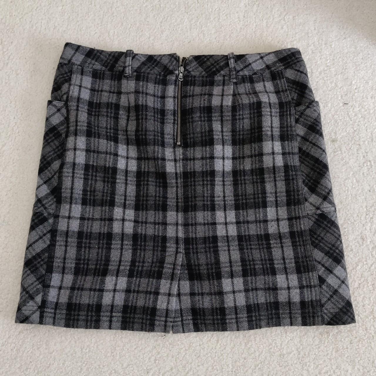 Eddie bauer shop wool plaid skirt