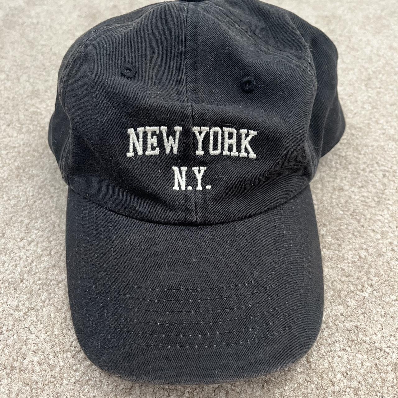 rare black new york brandy melville hat
