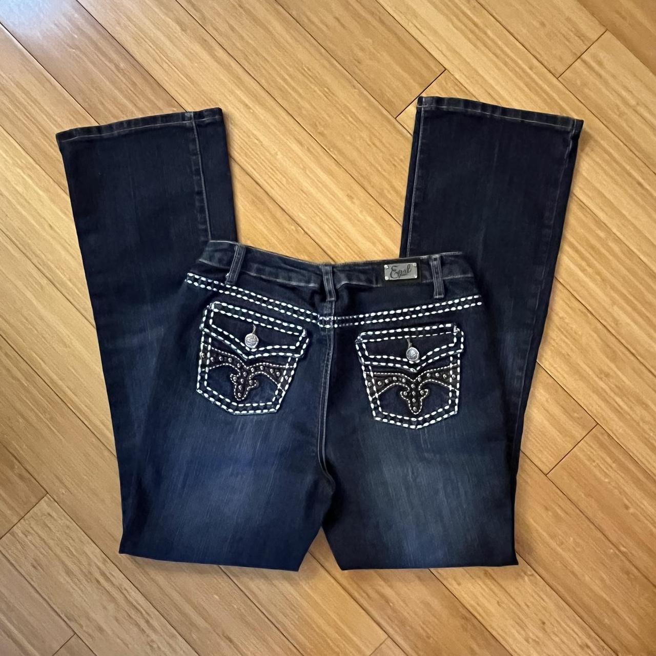 Y2k Low Rise Flare Jeans From The Brand Earl... - Depop