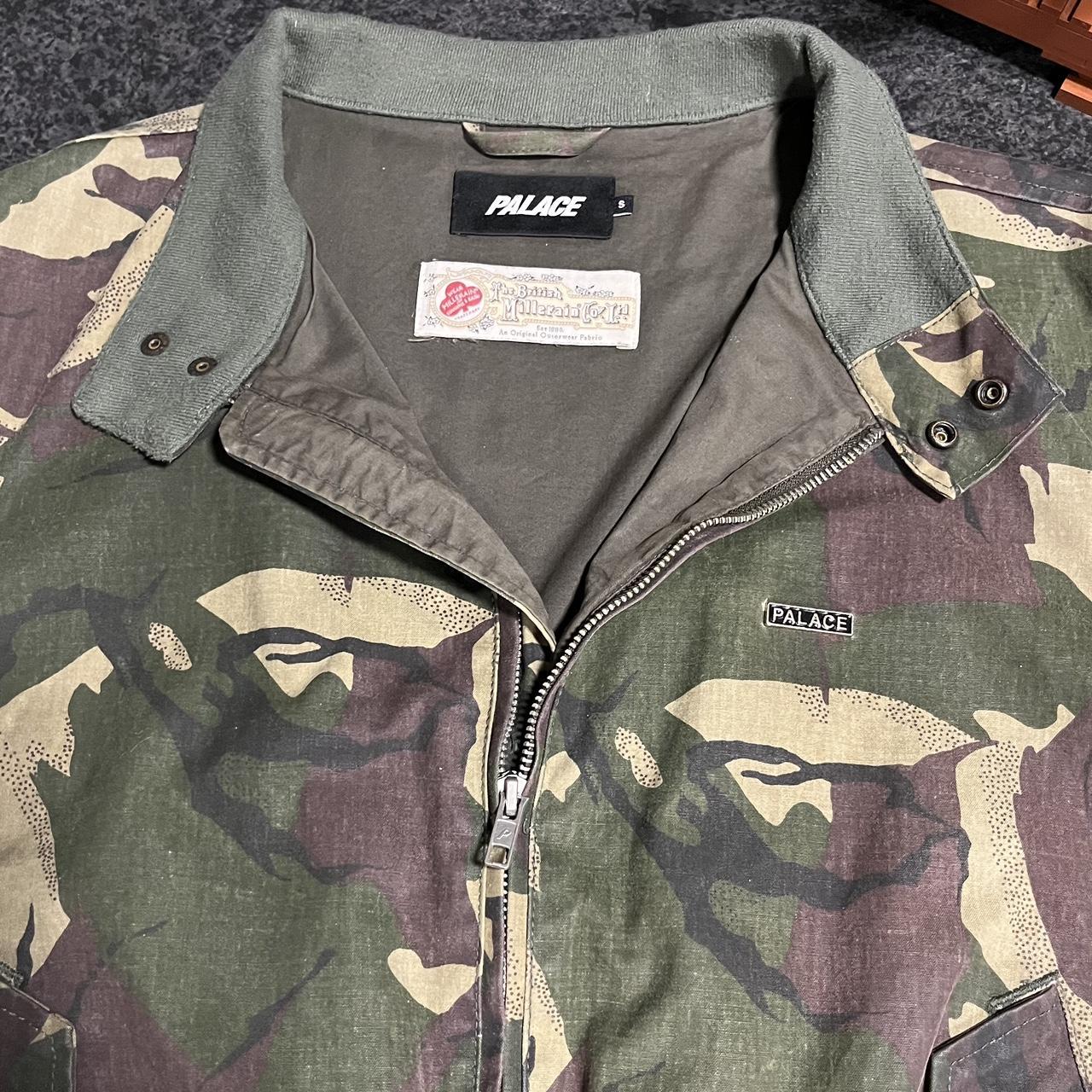 Palace x The British Millerain camo harrington... - Depop