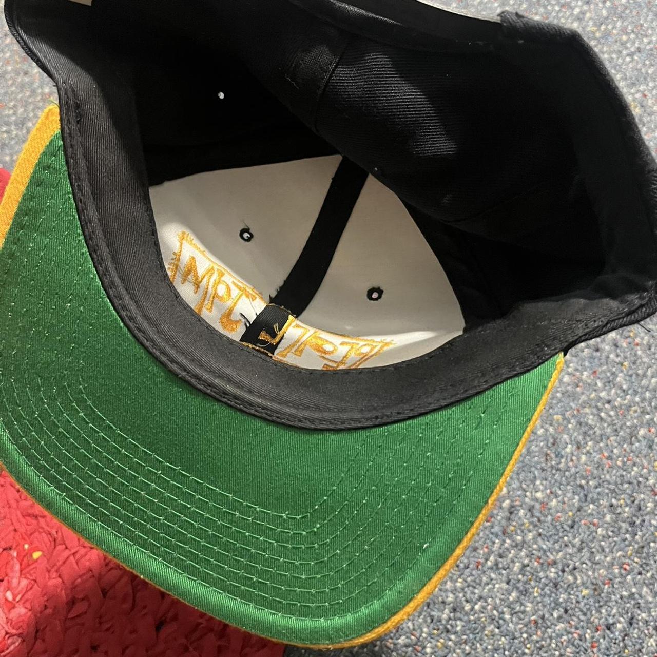 Men's Yellow and Black Hat | Depop