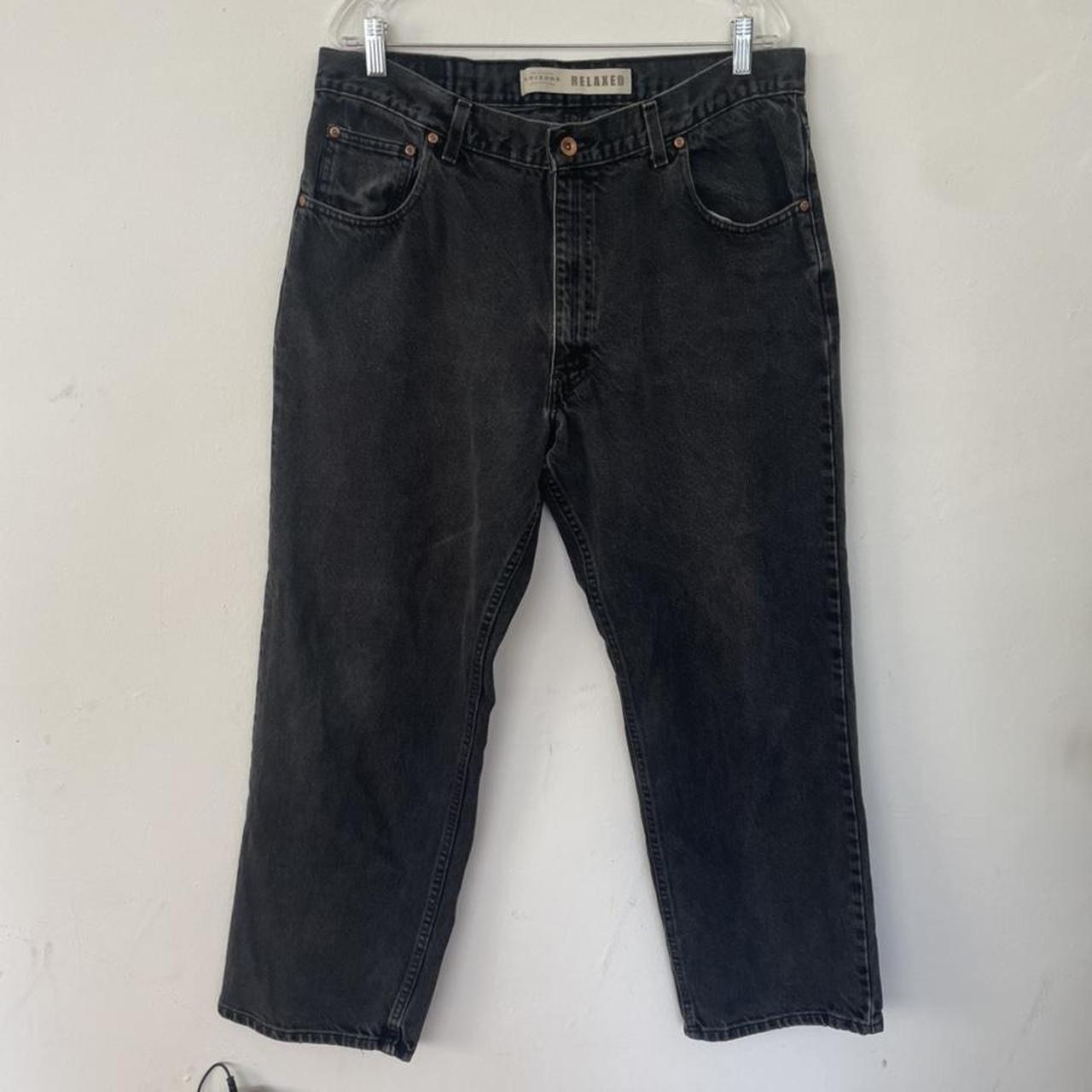 Arizona Men's Black Jeans | Depop