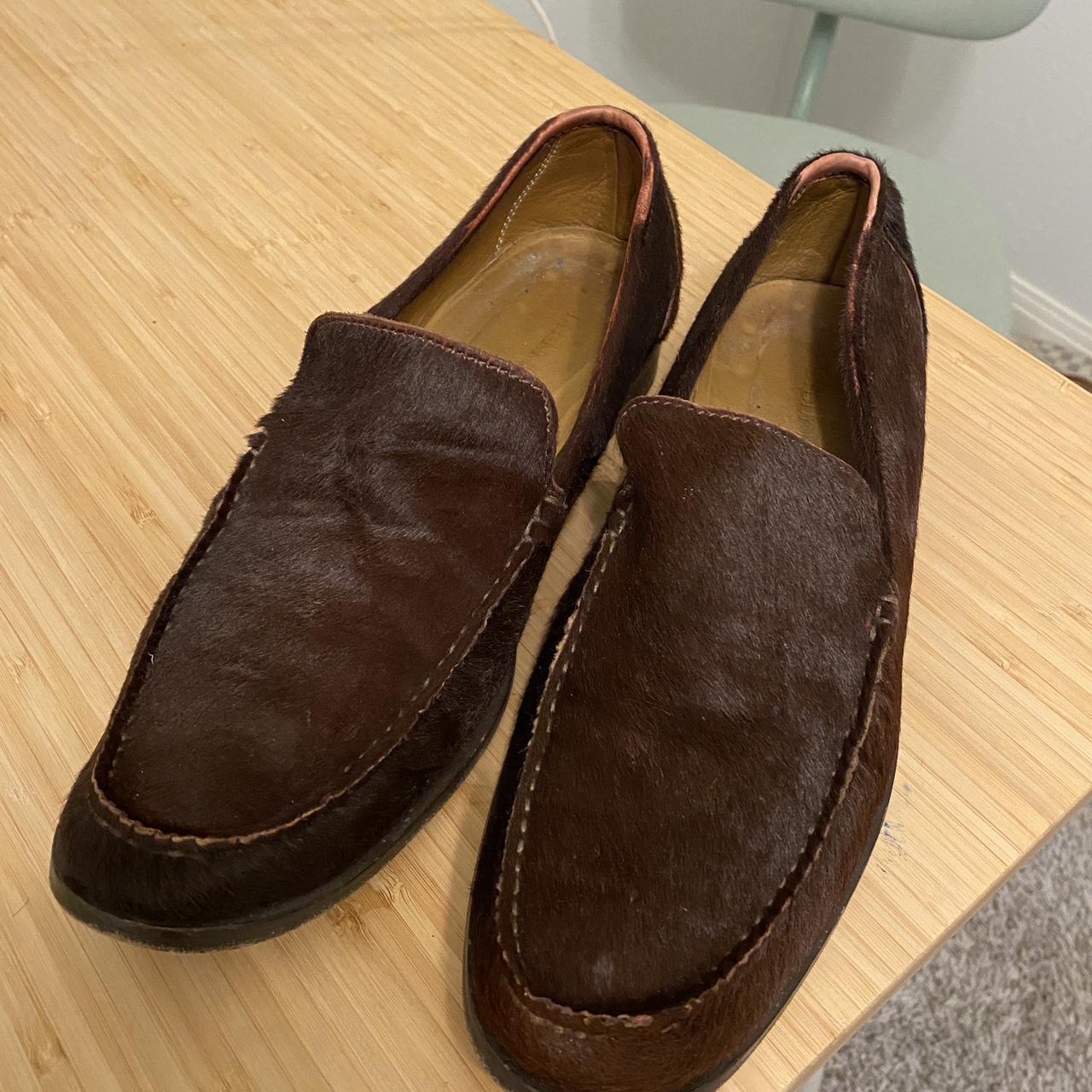 Billy Reid pony hair loafers. Handmade in Italy.... - Depop